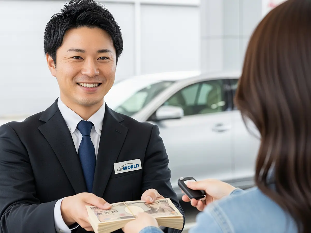 買取の流れ 1 金融車・ローン中の車の買取ならcarWORLD(カーワールド)|全国対応・即日現金化